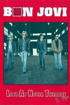 Póster de Bon Jovi - Live at Nokia Theatre