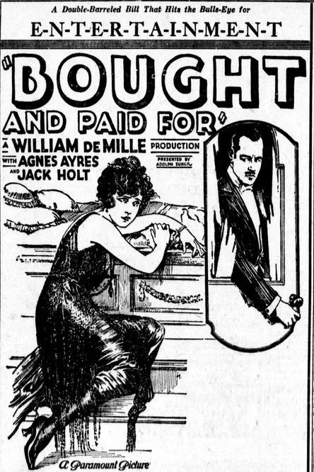 Walter Hiers interpreta a James Gilley en Bought and Paid For