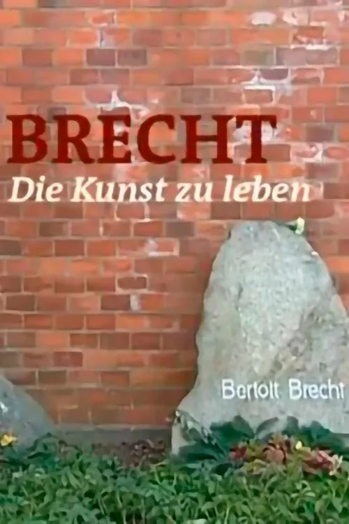 Póster de Brecht - Die Kunst zu leben