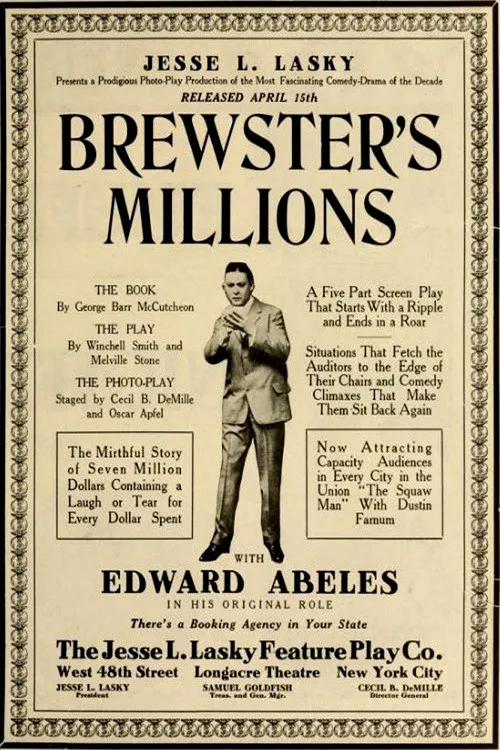 Jean Acker interpreta a Barbara Drew en Brewster's Millions