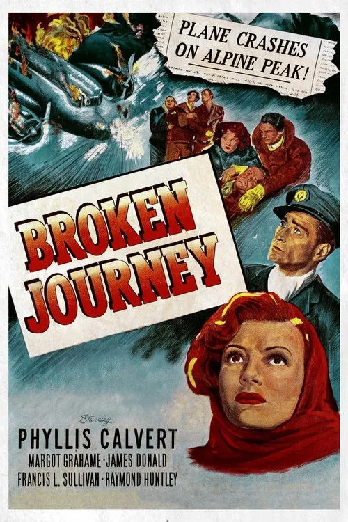 Phyllis Calvert interpreta a Mary Johnstone en Broken Journey
