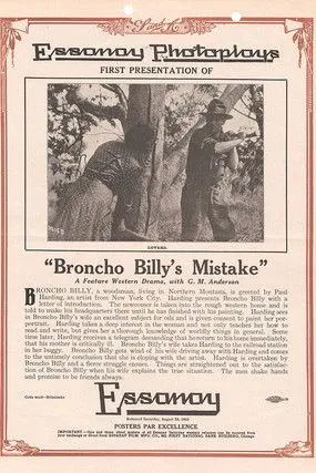 Harry Keenan interpreta a The Artist en Broncho Billy's Mistake