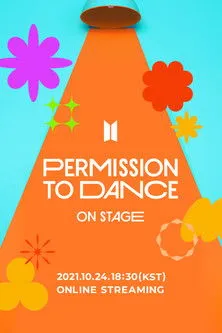 Póster de BTS Permission to Dance On Stage