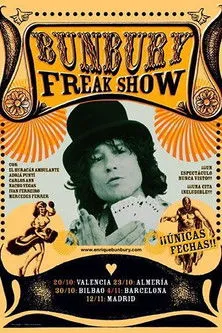 Póster de Bunbury: The Freak Show, la película