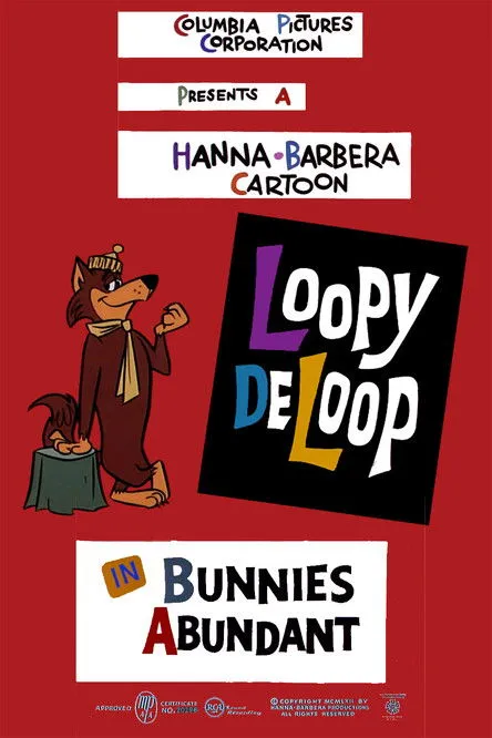 Daws Butler interpreta a Loopy De Loop en Bunnies Abundant