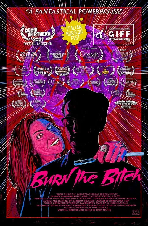 Joshua Diffley interpreta a Rob en Burn the Bitch