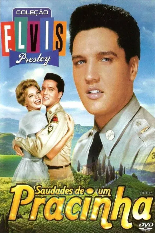 Erika Peters interpreta a Trudy en Café Europa en uniforme (G.I. Blues)