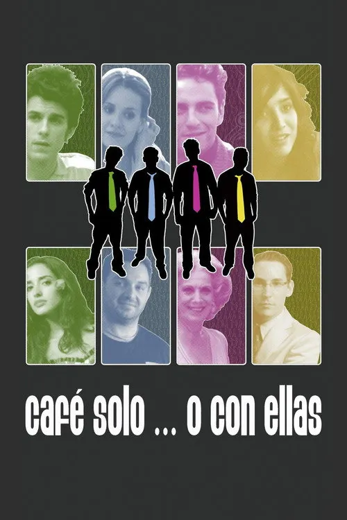 Póster de Café solo... o con ellas