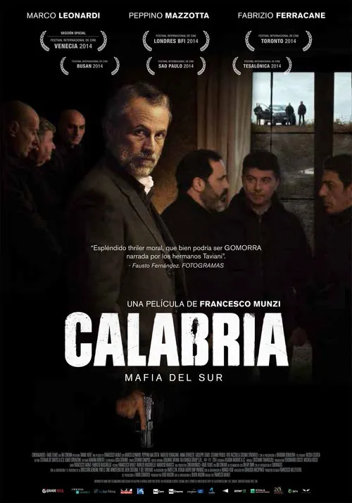 Póster de Calabria, mafia del sur