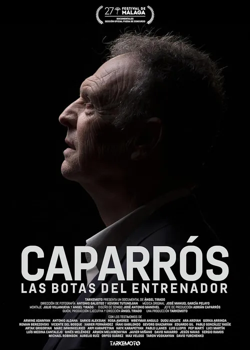 Póster de Caparrós. Las botas del entrenador