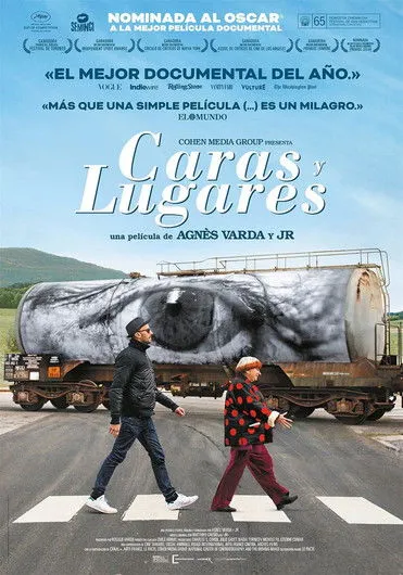 Póster de Caras y lugares