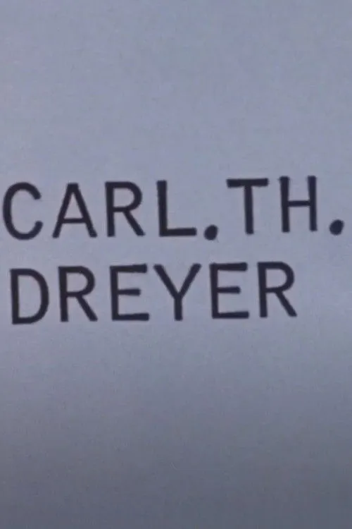 Carl Theodor Dreyer interpreta a Himself en Carl Dreyer