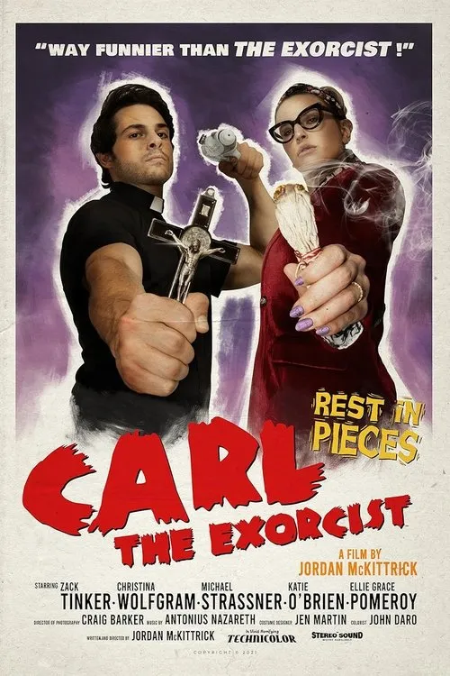 Zach Tinker interpreta a Father Carl en Carl the Exorcist