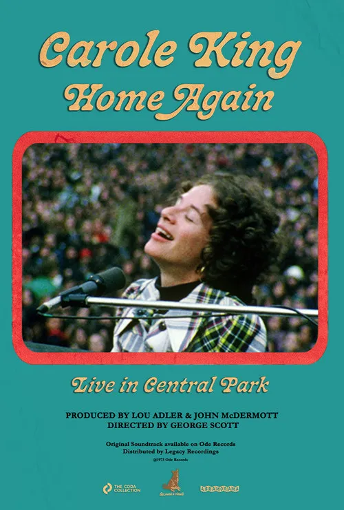 Póster de Carole King: Home Again - Live in Central Park