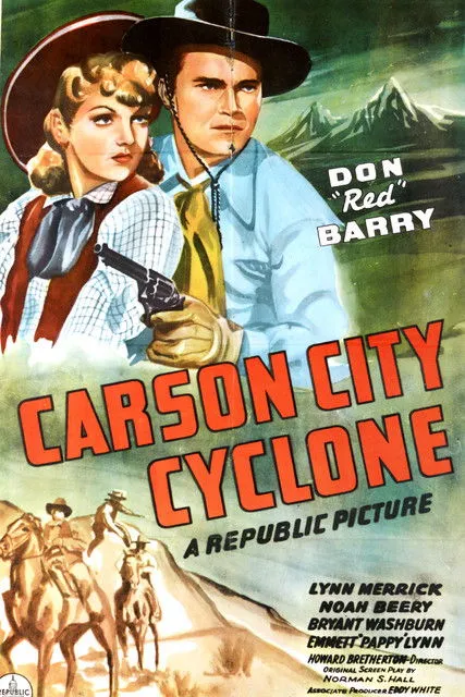 Stuart Hamblen interpreta a Henchman Frank Garrett en Carson City Cyclone