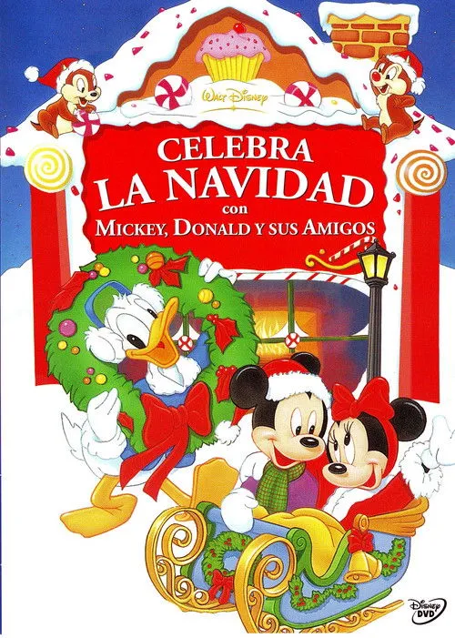 Portada de Celebra la navidad con Mickey, Donald y sus amigos