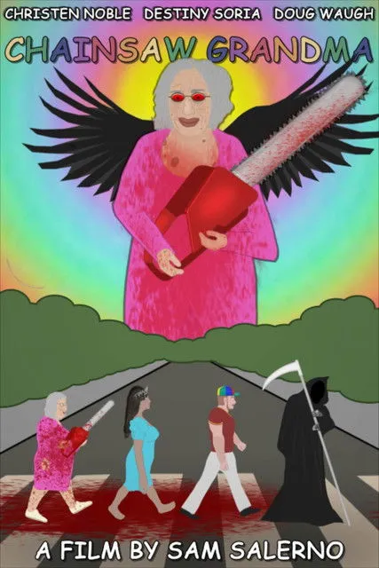 Christen Noble interpreta a Chainsaw Grandma en Chainsaw Grandma