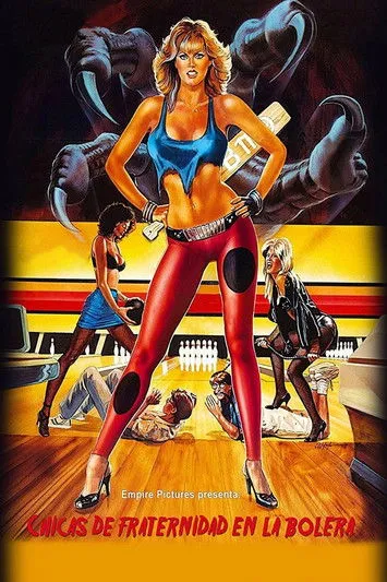 Linnea Quigley interpreta a Spider en Chicas de fraternidad en la bolera (Juego infernal)