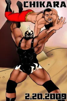 José Cordero interpreta a Lince Dorado en CHIKARA If the Airplane is Snowed in, Put your Bloody Skis on and Get Going!