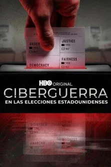 Póster de Ciberguerra en las elecciones estadounidenses