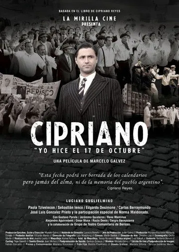 Póster de Cipriano, yo hice el 17 de octubre