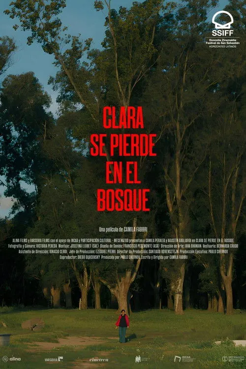 Póster de Clara se pierde en el bosque