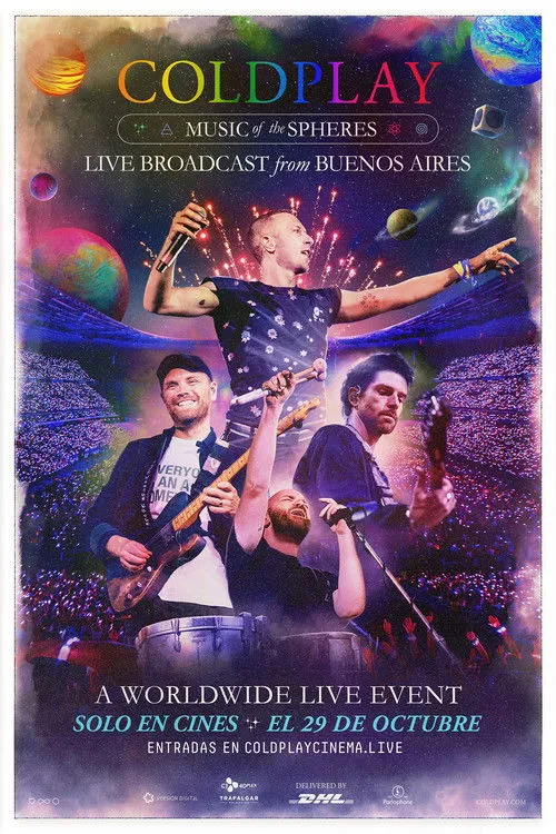 Póster de Coldplay: Music of the Spheres - Live Broadcast from Buenos Aires