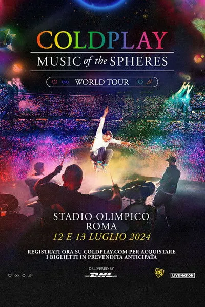 Póster de Coldplay: Music Of The Spheres World Tour - Live at Stadio Olimpico / Roma