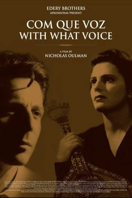 Póster de Com Que Voz