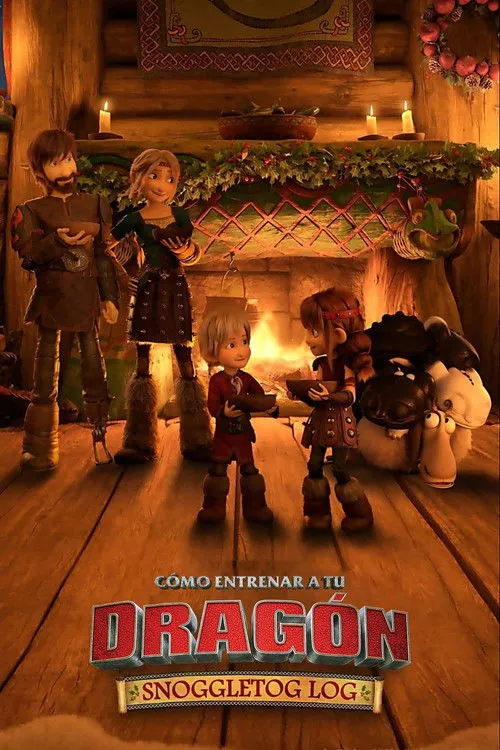 Portada de Cómo entrenar a tu dragón Snoggletog Log