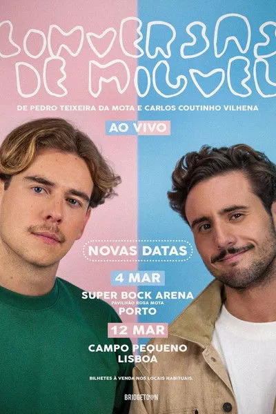 Póster de Conversas de Miguel ao Vivo
