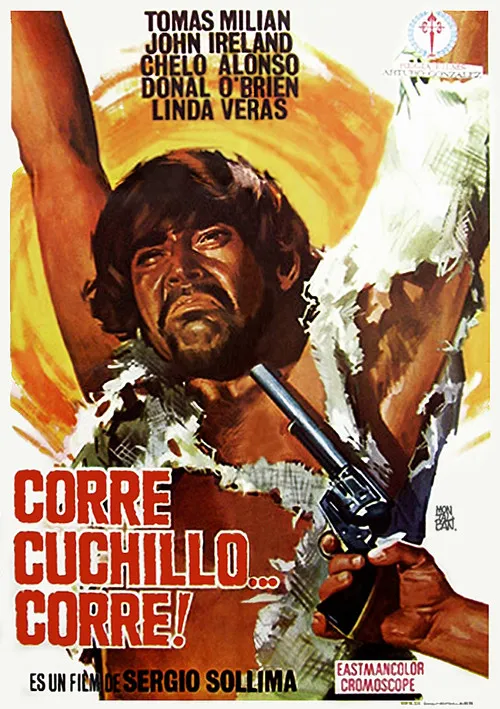 Póster de Corre, cuchillo... corre!