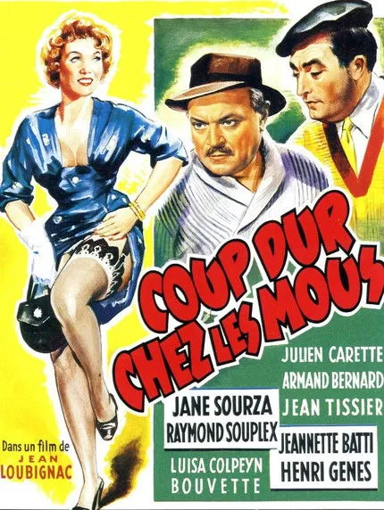 Jane Sourza interpreta a The aunt en Coup dur chez les mous