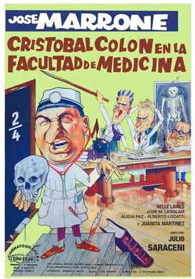 Póster de la película Cristóbal Colón en la Facultad de Medicina