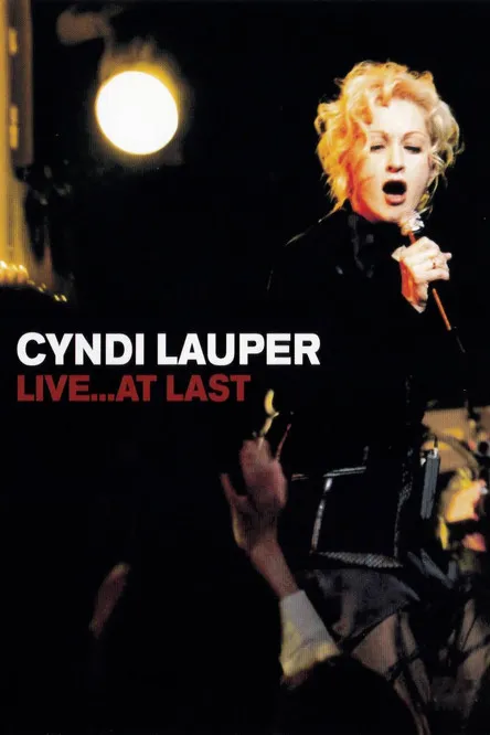 Póster de Cyndi Lauper - Live... At Last