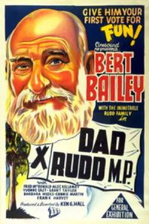 Bert Bailey interpreta a Dad Rudd en Dad Rudd, MP
