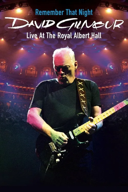 Póster de David Gilmour - Remember That Night