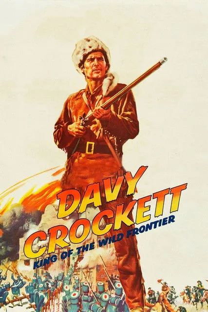 Póster de Davy Crockett, rey de la frontera