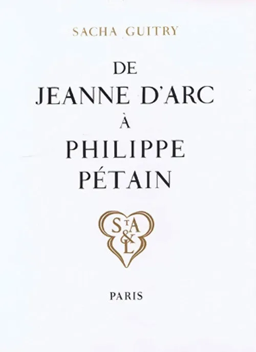 Portada de De Jeanne d'Arc à Philippe Pétain