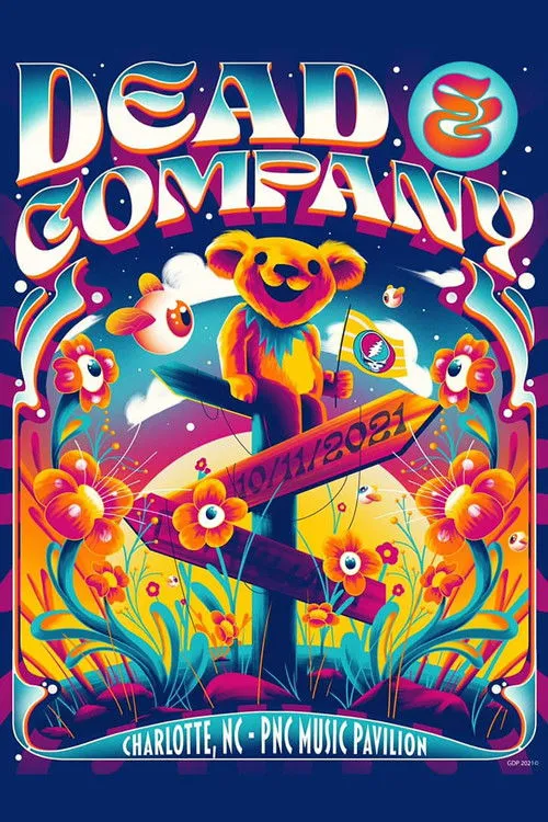 Póster de Dead & Company: 2021-10-11 PNC Music Pavilion, Charlotte, NC