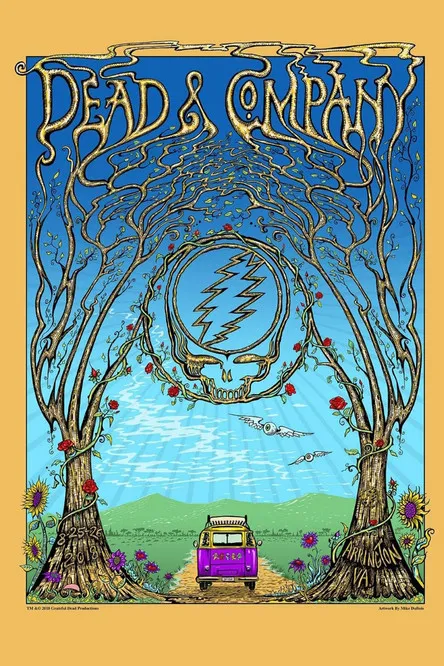 Póster de Dead  & Company: 2018-08-25 LOCKN' Music Festival, Arrington, VA