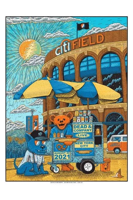 Póster de Dead & Company: 2021-08-20 Citi Field, New York, NY