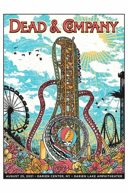 Póster de Dead & Company: 2021-08-25 Darien Lake Amphitheater, Darien Center, NY