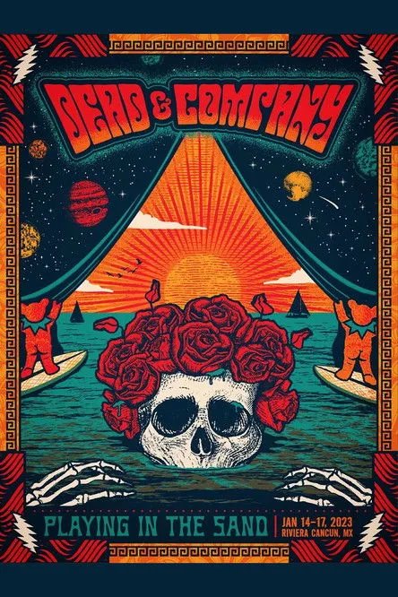 Póster de Dead & Company: 2023-01-16 Playing In The Sand, Riviera Maya, MX