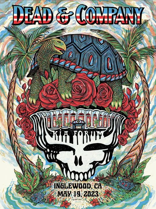 Póster de Dead & Company: 2023-05-19 Kia Forum, Inglewood, CA, USA