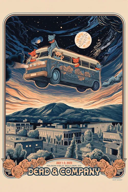 Póster de Dead & Company: 2023-07-01 Folsom Field, Boulder, CO, USA