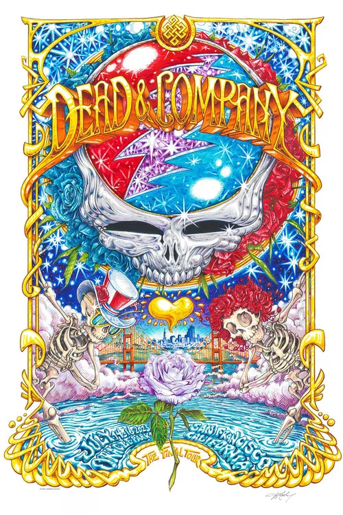 Póster de Dead & Company: 2023-07-14 Oracle Park, San Francisco, CA, USA