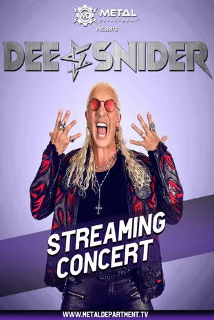 Póster de Dee Snider - Leave a Scar Album Release Show Streaming Concert