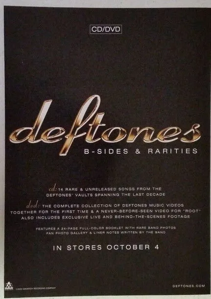 Chino Moreno interpreta a Self - Vocals en Deftones - B-Sides & Rarities DVD