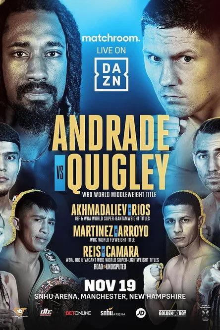McWilliams Arroyo interpreta a Self en Demetrius Andrade vs. Jason Quigley